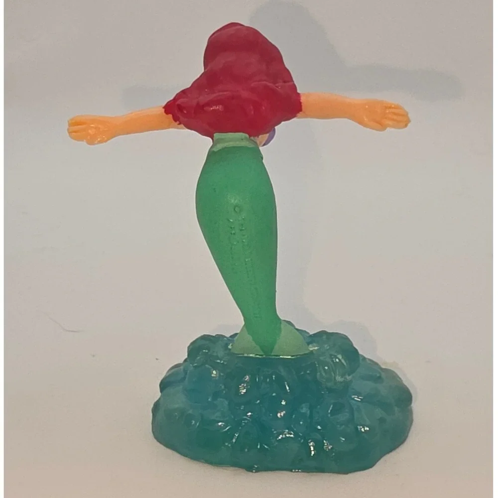 Disney Ariel PVC Figure 3in Green Fair Applause Vintage